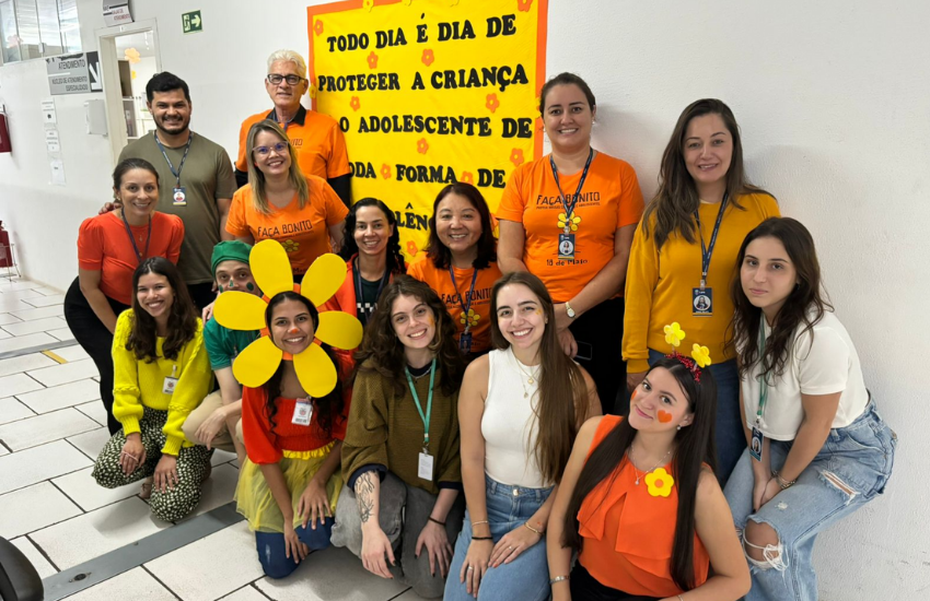 Comarca de Londrina promove ações educativas do Maio Laranja com crianças acolhidas